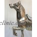 RUSTIC HORSE SCULPTURE  VINTAGE METAL HORSE- HORSE Ornament   223083568658
